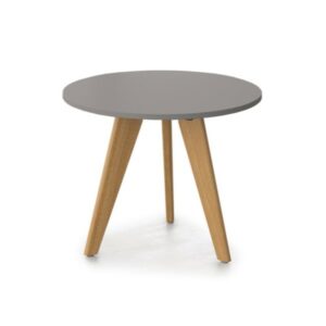 LBC103F - Progress Circular Meeting Table Oak legs